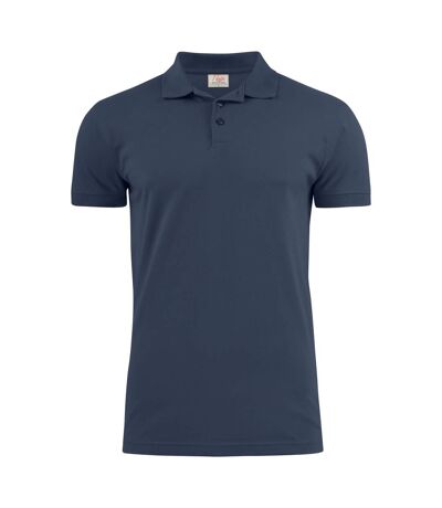 Mens Surf Stretch Polo Shirt Steel Grey Printer