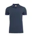 Mens Surf Stretch Polo Shirt Steel Grey Printer-1
