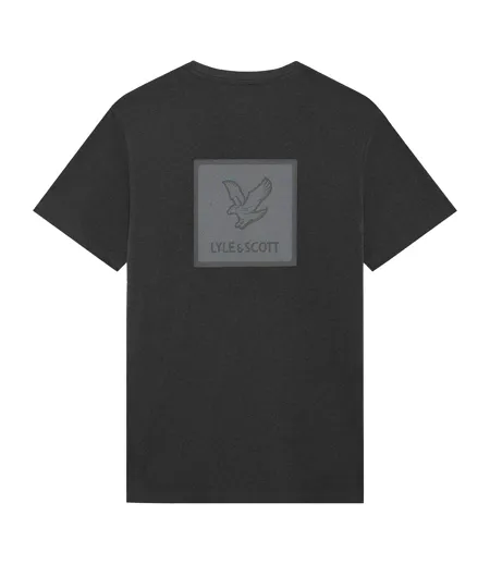 T-shirt Manches Courtes Motif/style Imprimé Au Dos Homme Anthracite Imprimé Graphique Lyle & Scott