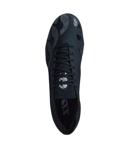 Unisex Adult Stampede Groundbreak Elite Soft Ground Rugby Boots Black Silver Canterbury