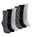 Sock Snob - 6 Paires de Chaussettes Femme Fantaisie Étoiles en Coton Douces-1