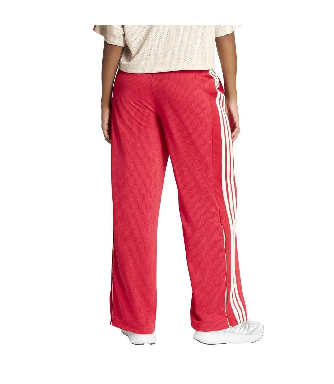 Pantalon De Survêtement Femme Rubis Blanc Adidas-3