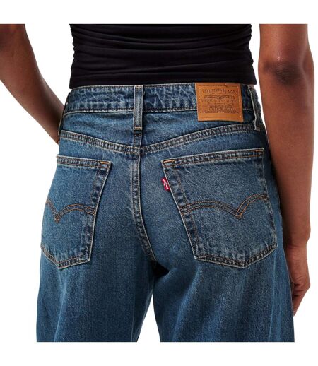 Womens/ladies Balloon Baggy Jeans Blue Levis