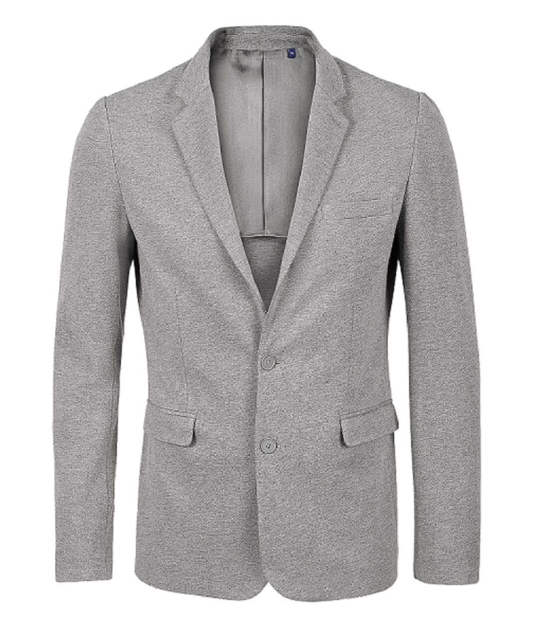 Veste blazer - Homme - 03169 - gris chiné