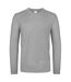 B&C Mens #E150 T-Shirt à manches longues (Gris sport) - UTRW6527
