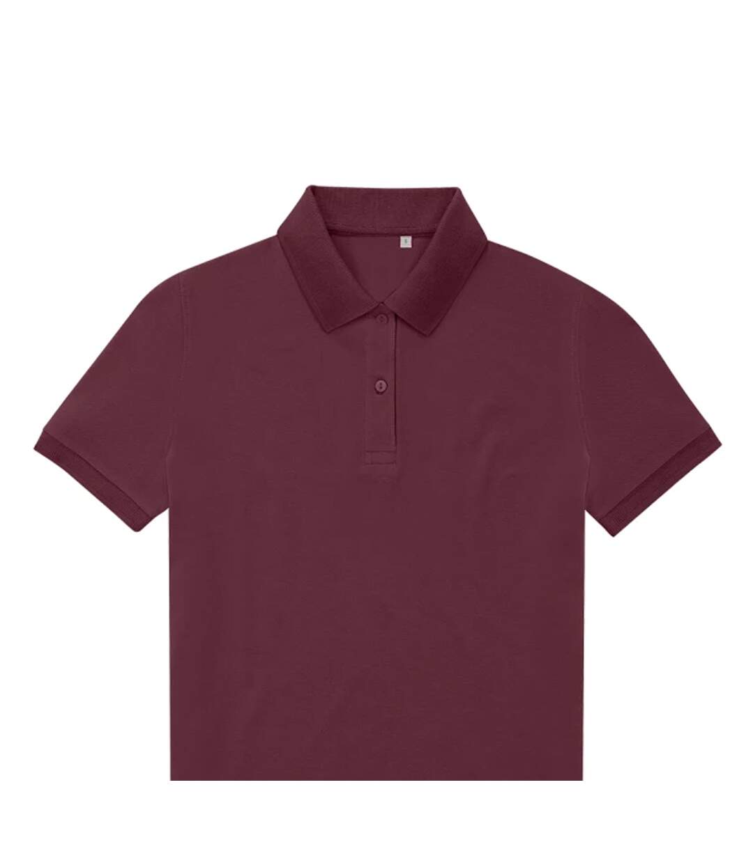 Womens/ladies My Eco Polo Shirt Burgundy B&C-2