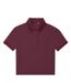 Womens/ladies My Eco Polo Shirt Burgundy B&C-2