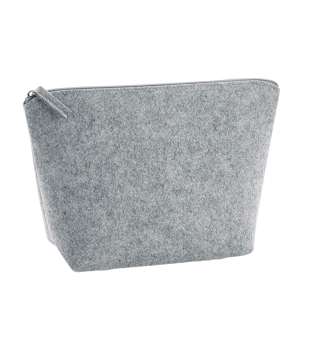 Sac à accessoires 16 cm x 6 cm x 12,5 cm gris chiné Bagbase-2