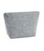 Sac à accessoires 16 cm x 6 cm x 12,5 cm gris chiné Bagbase