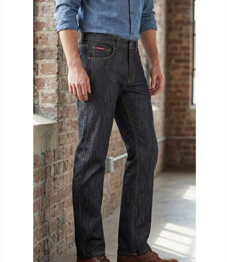 Jean Homme 5 Poches K-Dran Noir – 100% Coton Résistant & Coupe Intemporelle