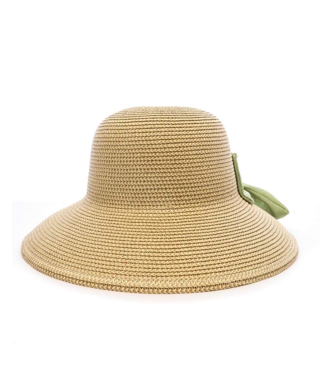 Chapeau de paille vert femme via lorenzo bohème-1
