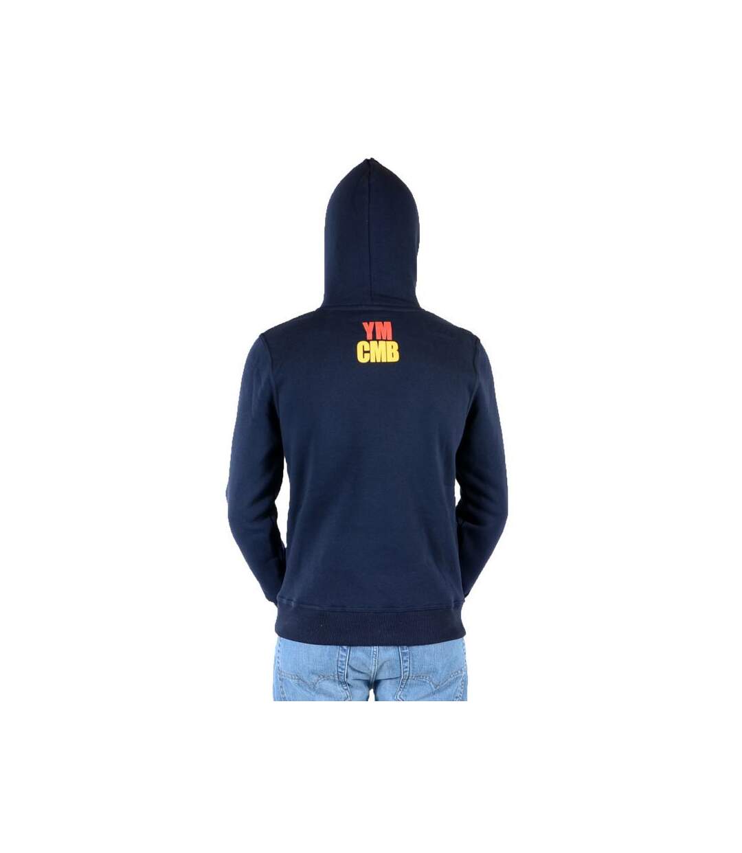 Sweat Capuche Ymcmb Bleu Marine   Rouge   Jaune-4