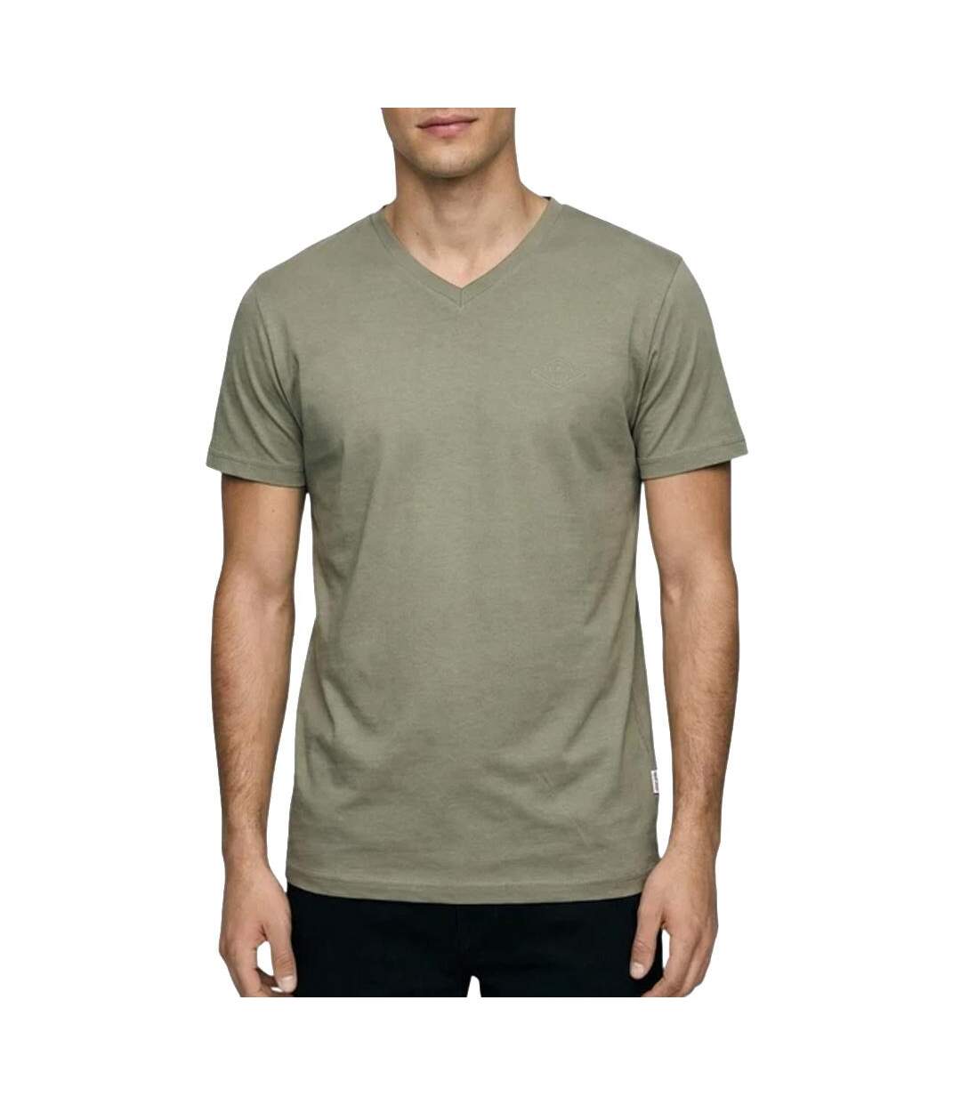 T-Shirt kaki homme lee cooper glc1986-1