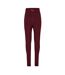 Womens/ladies Train Tight Leggings Aubergine Puma-2