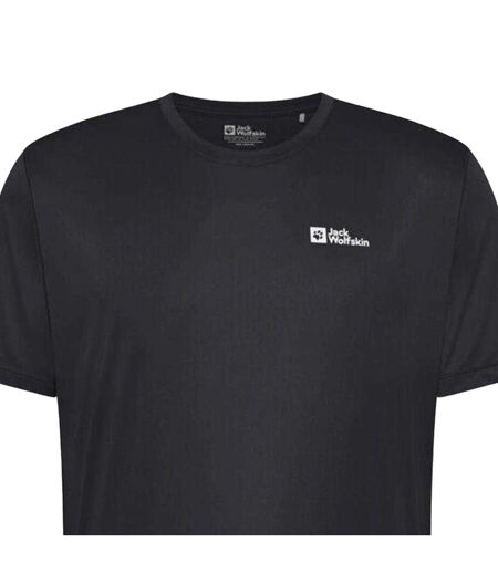 Mens Tech Logo T-shirt Phantom Jack Wolfskin