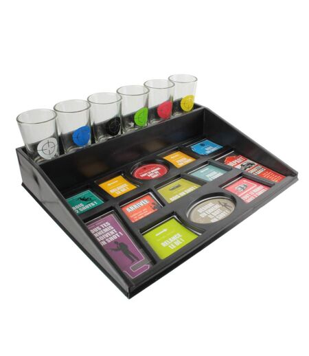 Jeu à Boire 6 Shooters à Gages 27cm Multicolore