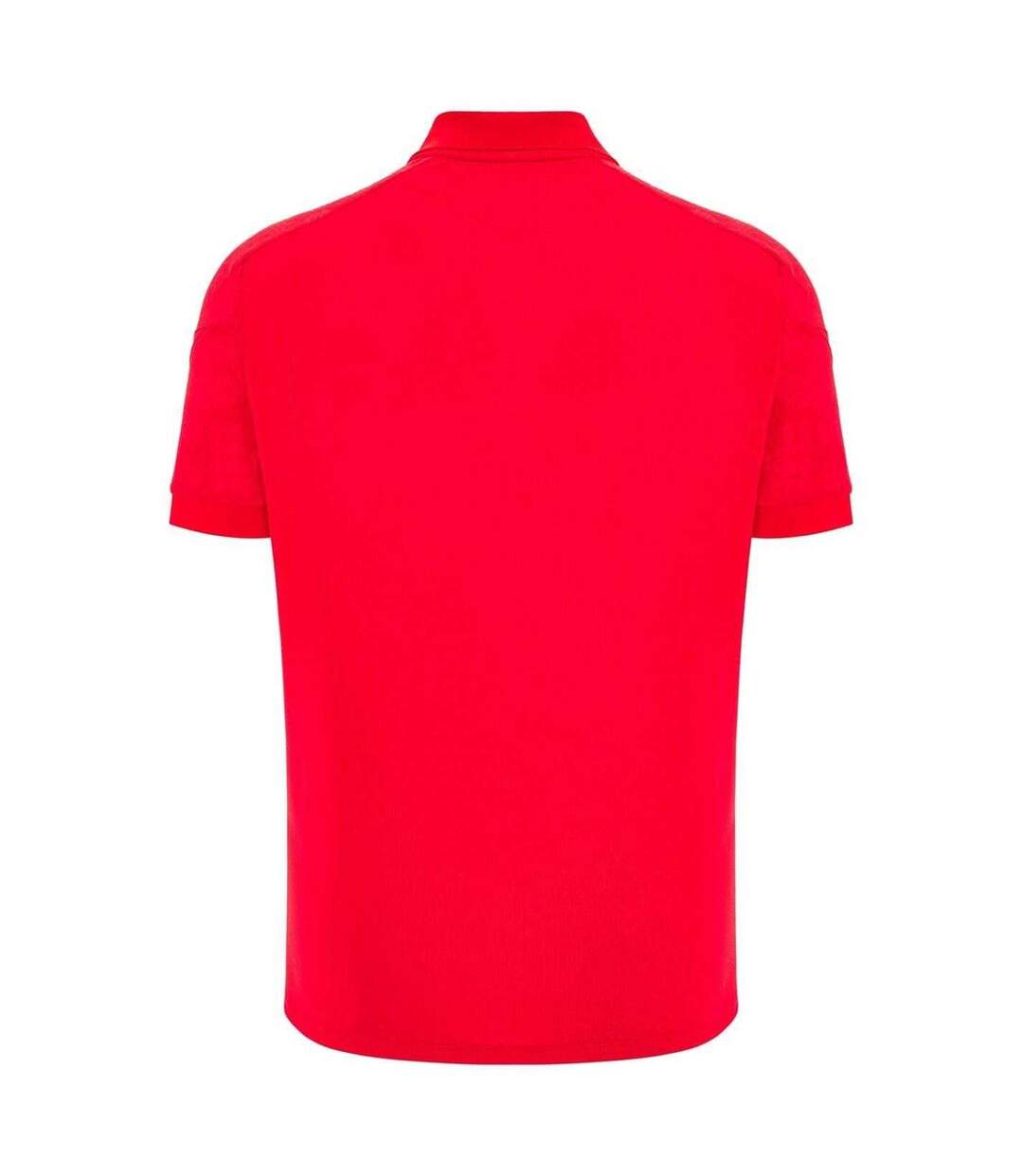 Mens 2025 Travel Polo Shirt Red Wales RU-2