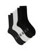 Lot de 3 Paires de Mi-Chaussettes Basique Coton-2