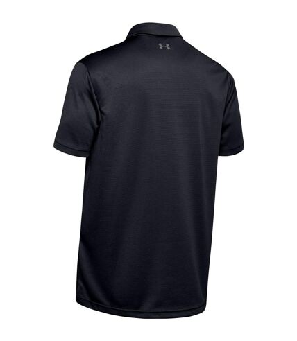 Under Armour Mens Tech Polo Shirt (Black/Graphite)