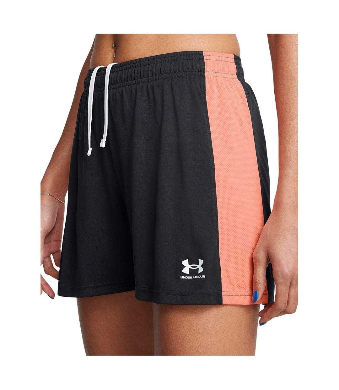Womens/ladies Football Shorts Black Under Armour-4