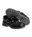Unisex Adult Suede Safety Sandals Black Silver Mascot-4