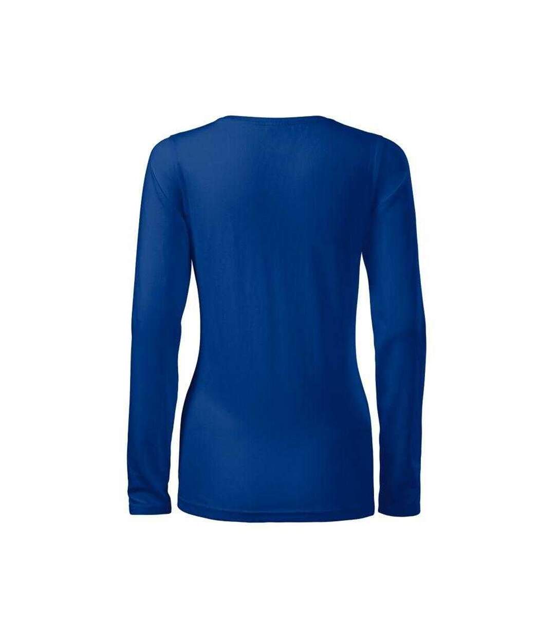 T-shirt Manches Longues Femme Bleu Foncé Malfini-2