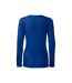 T-shirt Manches Longues Femme Bleu Foncé Malfini-2