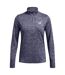 Womens/ladies Tech Textured Half Zip Top Midnight Navy Under Armour-2