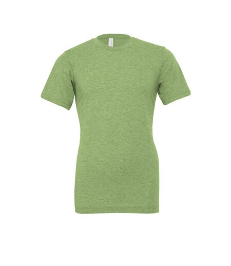 T-shirt adulte vert clair chiné Bella + Canvas