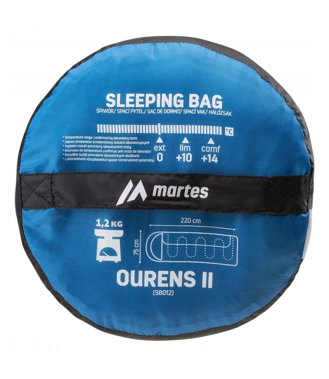 Sac De Couchage Ourens Taille Unique Noir Bleu Martes-3