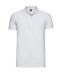 Russell Mens Pique Stretch Polo Shirt (White) - UTPC7232