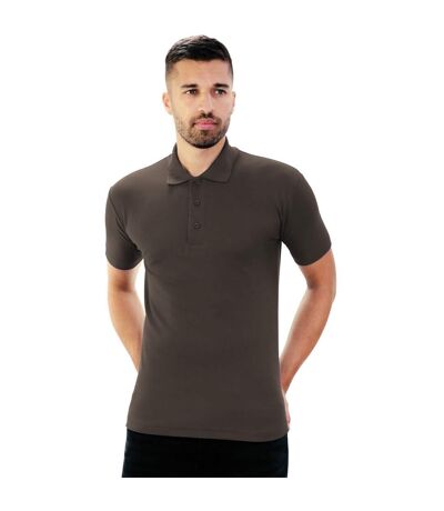 Classic Mens Pique Polo Charcoal Casual