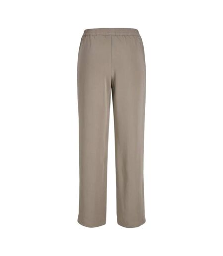 Womens/ladies Poppy High Waist Casual Trousers Brindle JJXX