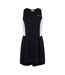 Robe Débardeur Motif/style Uni Club Femme Noir Head-1