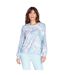 T-shirt Motif/style Aquarelle Femme Blanc PJ Salvage-2