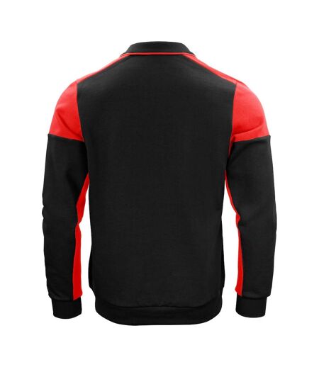 Polo sweat prime adulte noir / rouge Printer