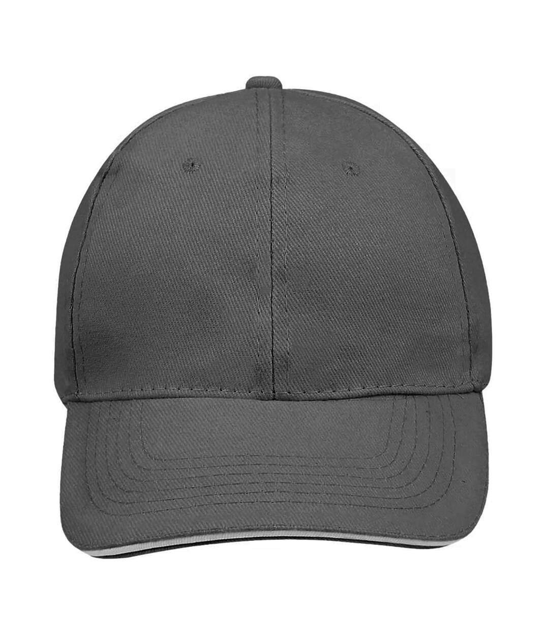 Casquette De Baseball Buffalo Gris Foncé Uni SOLS-1