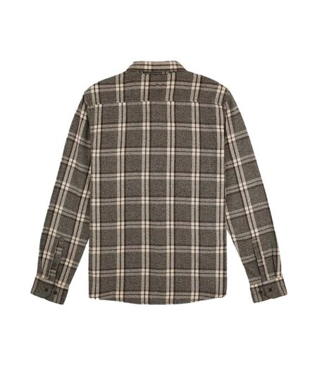 Chemise marron à carreaux homme teddy smith 10716621d - l