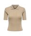 Polo beige femme jdy alsa-1
