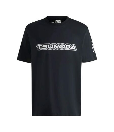 Mens Tsunoda Crew Neck Regular T-shirt Black Hugo