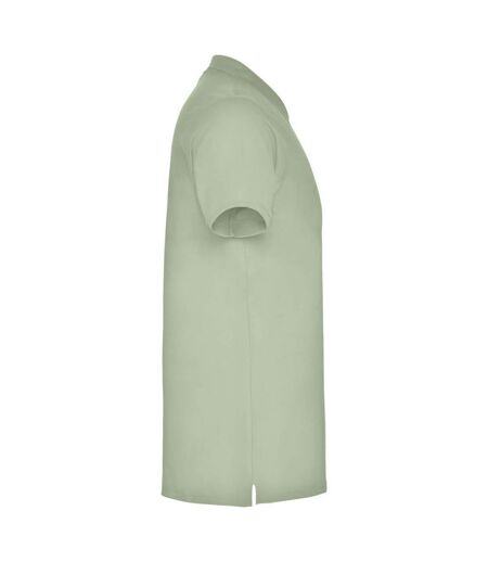 Mens Star Short-sleeved Polo Shirt Mist Green Roly