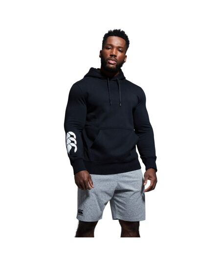 Mens Club Hoodie Black Canterbury