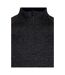 Mens Corsham Marl Half Zip Fleece Top Black Trespass-3