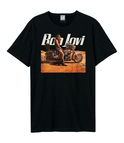 T-shirt wanted dead or alive adulte noir Amplified