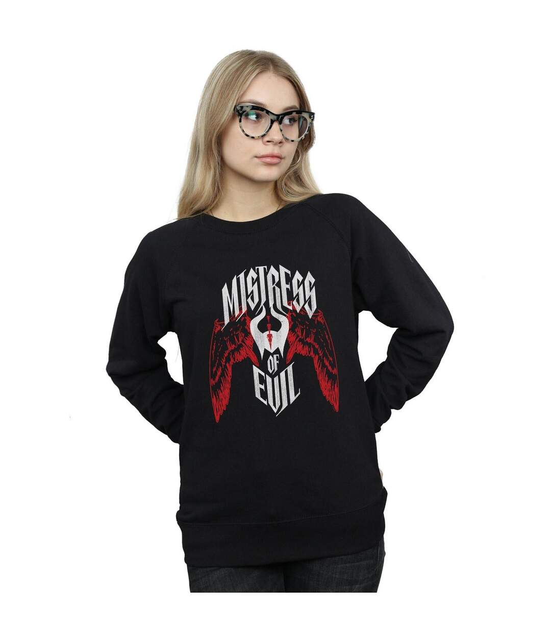 Disney Sweatshirt Femmes/Dames Maleficent Mistress Of Evil Wings (Noir) - UTBI26490-2