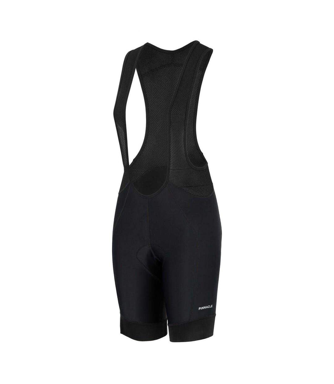 Womens/ladies Cycling Bib Shorts Black Pinnacle-3
