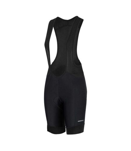 Womens/ladies Cycling Bib Shorts Black Pinnacle