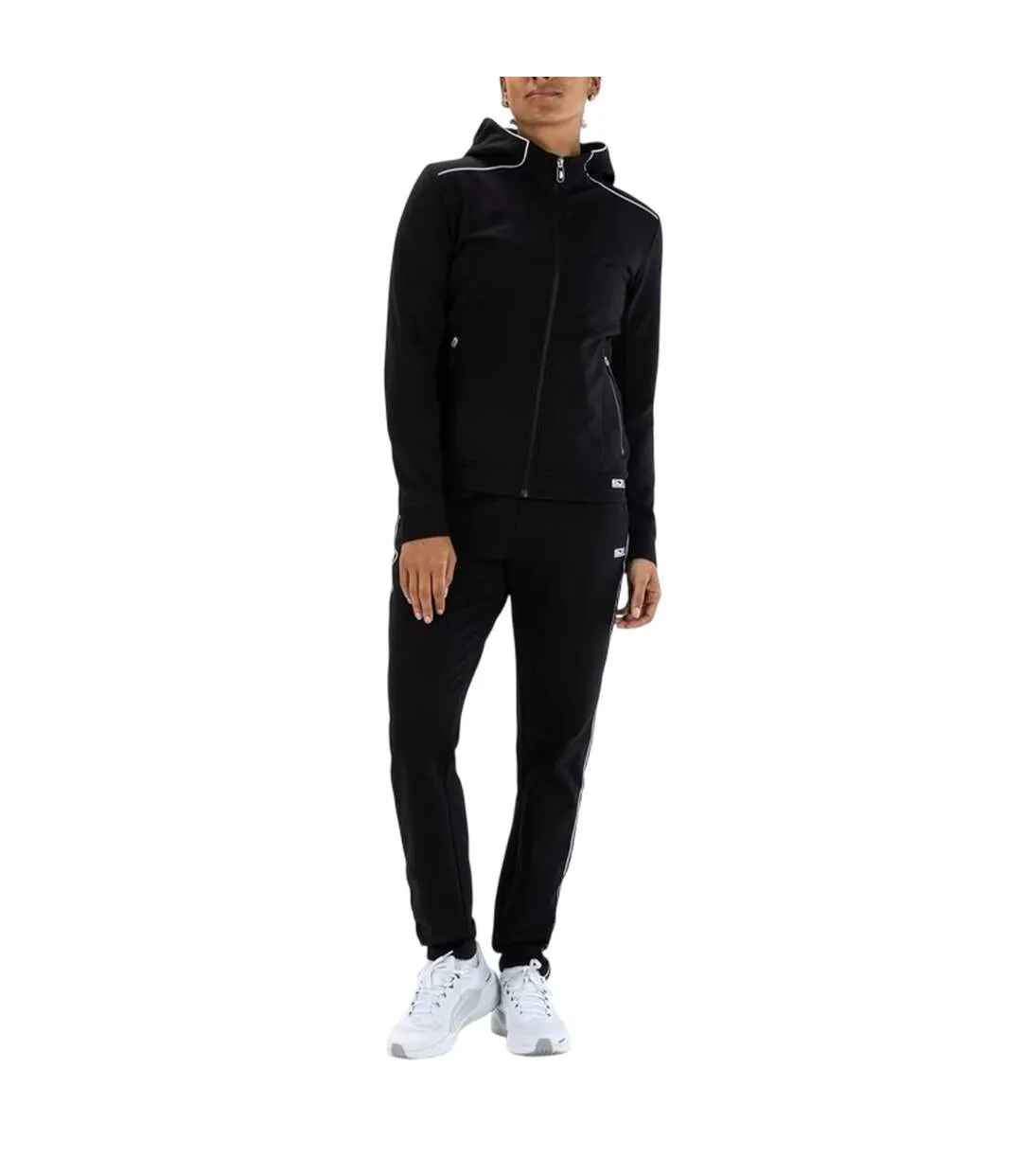 Veste De Survêtement Felicis Femme Noir Sjeng Sports-3