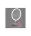 Miroir Lumineux Led Sans Fil Enceinte 26cm Blanc-5