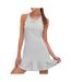 Robe de Tennis Grise Femme Adidas HN6197 - L